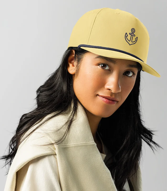 Gorra de golf con cuerda